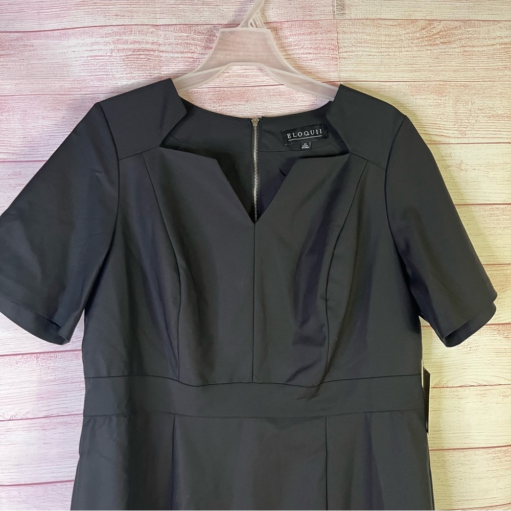 Eloquii NWT Black Dress Size‎ 14 - Picture 4 of 10